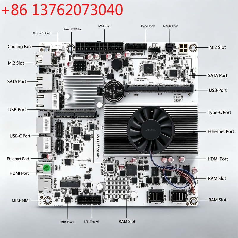 Nas Motherboard 8 Sata Mini Itx - Placa Base Mini ITX NAS con