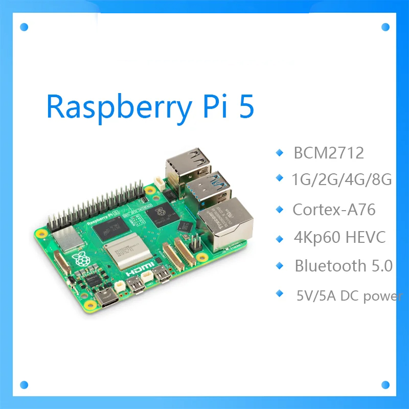 Raspberry Pi 5 8Gb Board - Placa de desarrollo de brazo Original