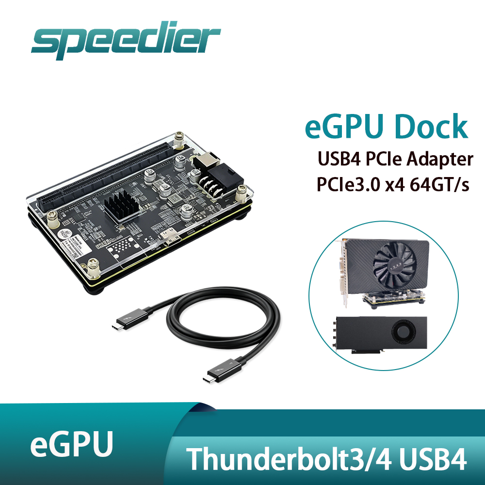 Thunderbolt 4 Egpu Dock Mini Pc - Base de Conexión USB4 Thunderbolt 3