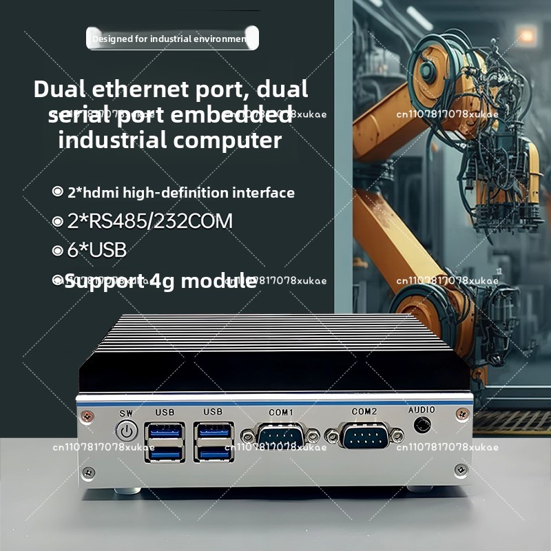 Mini PC industrial: Quad-Core  - Fanless Industrial Pc Rs485 Core I7 reseña y precio