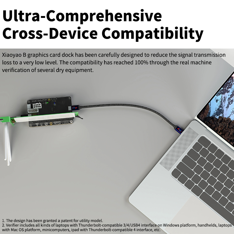 Base de Conexión eGPU Thunderb - Thunderbolt 4 Egpu Dock Mini Pc reseña y precio