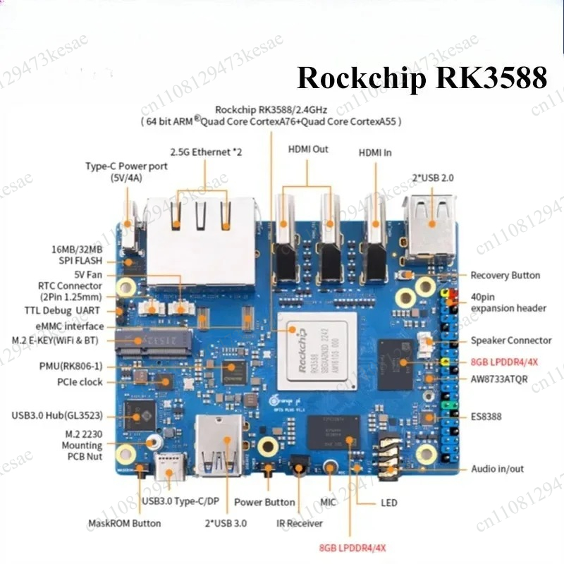 Orange Pi 5 Plus 16GB RK3588 8 - Orange Pi 5 Plus 16Gb reseña y precio