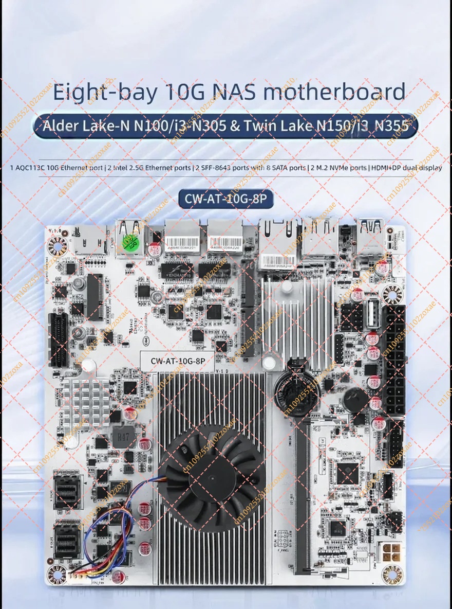 Placa Base N150 N100 N305 para - Nas Motherboard 8 Sata Mini Itx reseña y precio