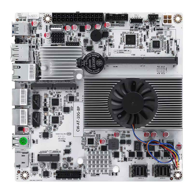 Placa Base Mini ITX NAS de 8 B - Nas Motherboard 8 Sata Mini Itx reseña y precio