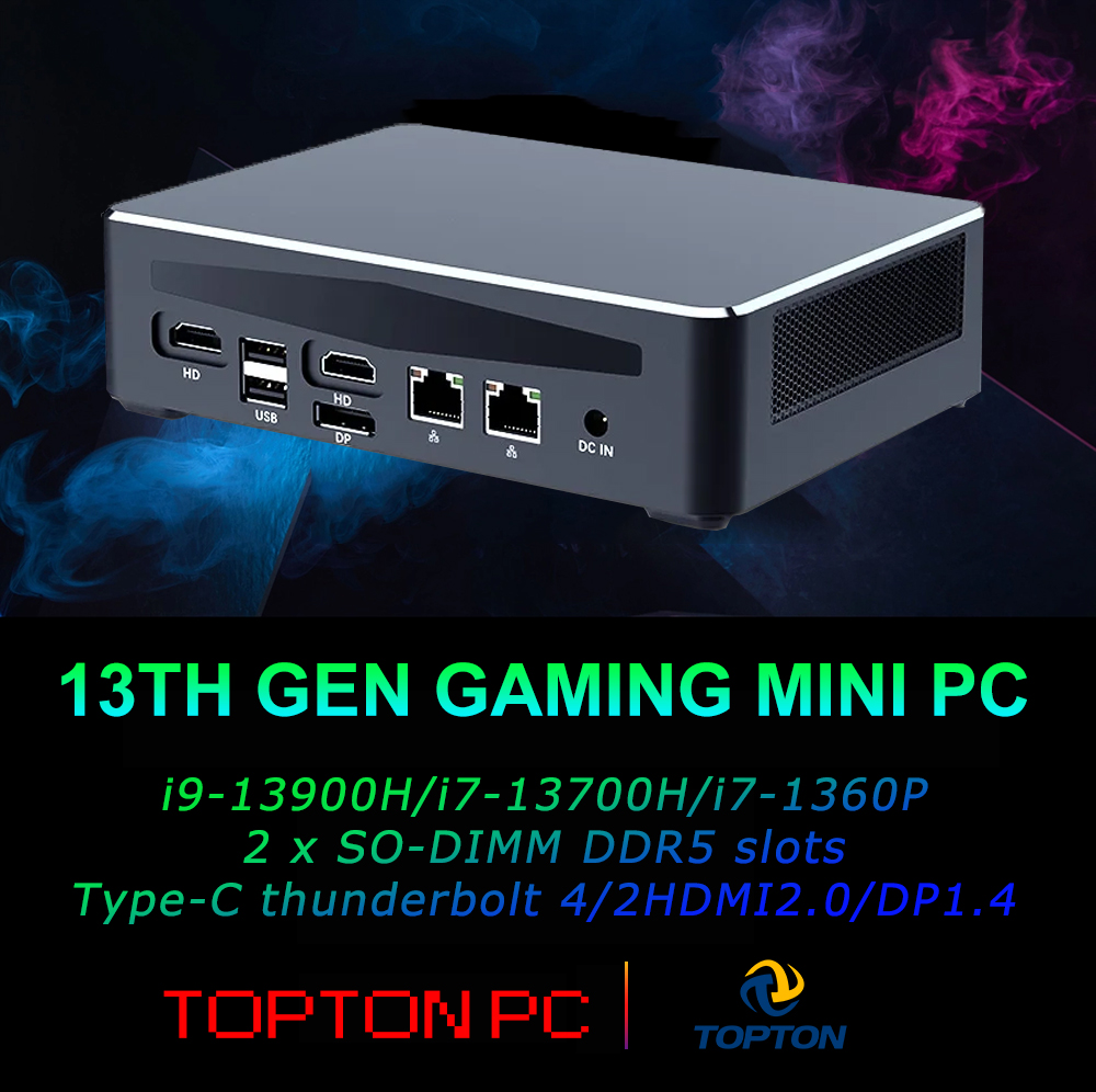 Potente computadora de escrito - Intel Core I9 13900H Mini Pc reseña y precio